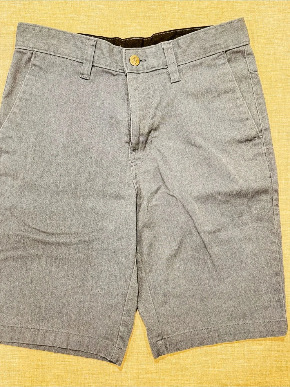 Volcom Men's Blue Flat Front Shorts